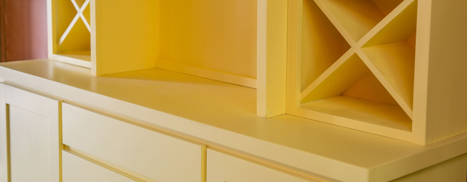 Yellow Cabinet Close